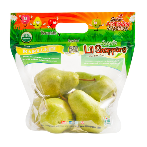 Lil Snappers Organic Pear D'Anjou