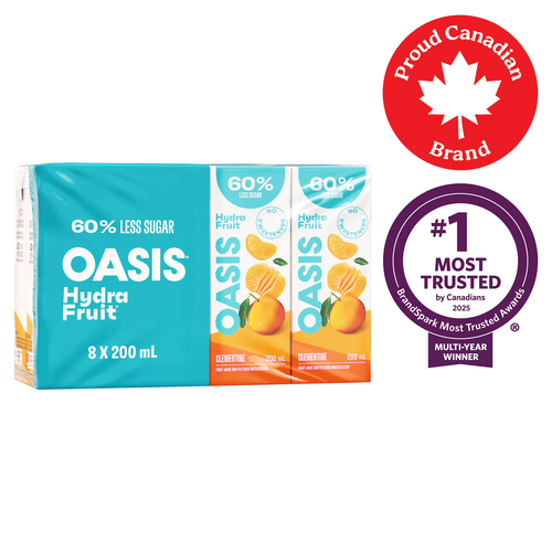 Oasis Hydrafruit Juice Boxes Clementine 8 x 200 ml