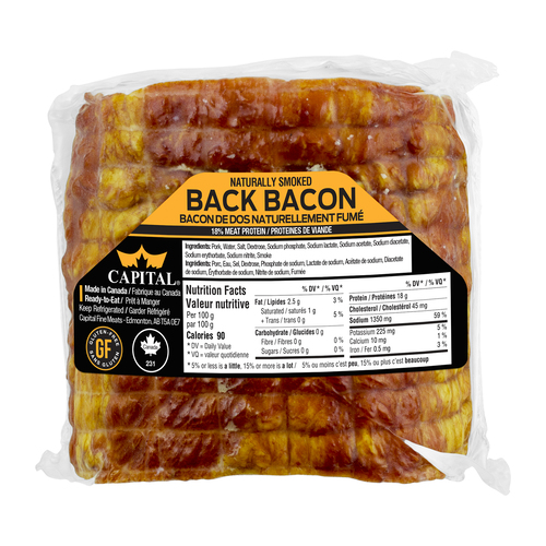 Capital Fine Meats Back Bacon Chunks