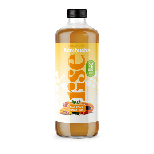 RISE Kombucha Mango Papaya