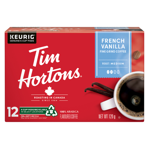 Tim Hortons French Vanilla Coffee Pods