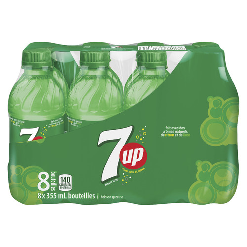 Buy 7Up Soft Drink Bottles Lemon & Lime 8 x 355 ml (bottles
