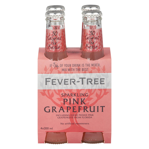 Fever Tree Sparkling Tonic Water Pink Grapefruit