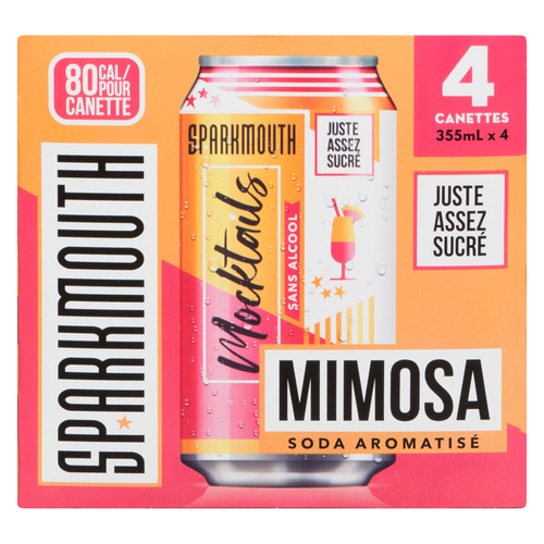 Buy Sparkmouth Mimosa Mocktail 4 x 355 ml (cans) | Thrifty Foods