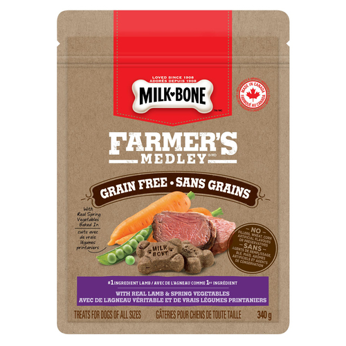 Milk-Bone Grain-Free Dog Biscuits Farmer's Medley