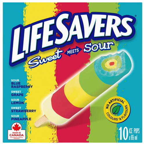 Life Savers Frozen Ice Pops Sweet Meets Sour