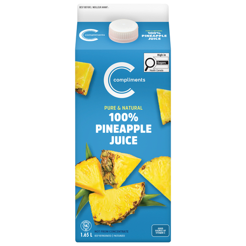 Compliments 100% Pineapple Juice