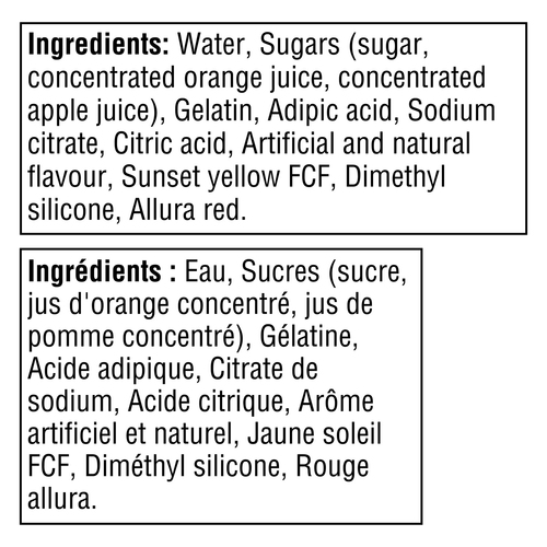 Buy Jell-O Gel Snacks Orange 384 g | IGA