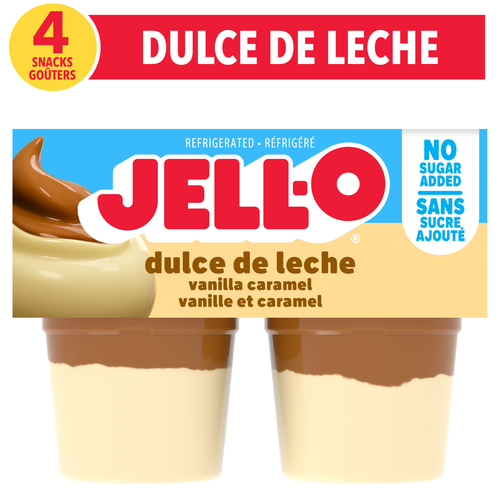 Buy Jell-O Sugar-Free Pudding Snacks Dulce De Leche 424 g