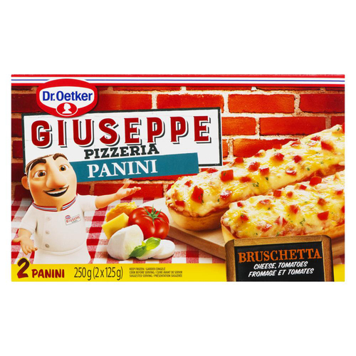 Dr. Oetker Giuseppe Pizzeria Frozen Pizza Panini Bruschetta