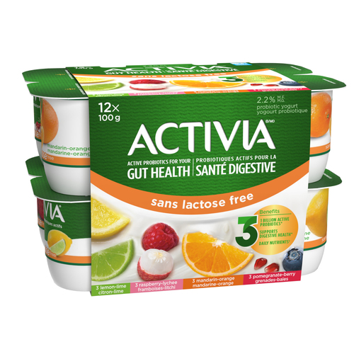 Buy Activia Lactose-Free Probiotic Yogurt Variety Pack Value Size