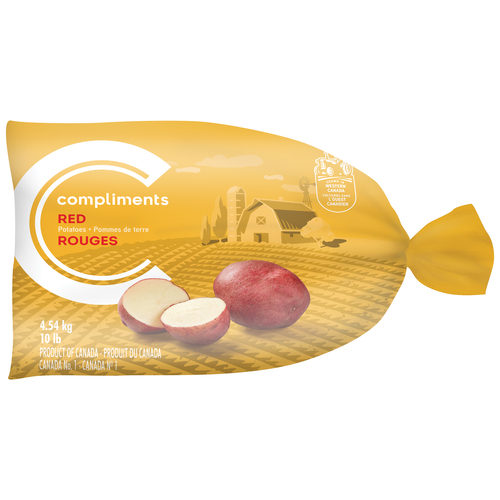 Compliments Russet Potato Poly Bag