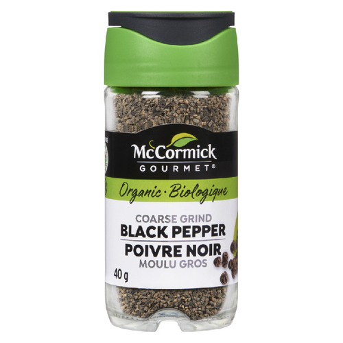 McCormick Organic Spice Ground Black Pepper