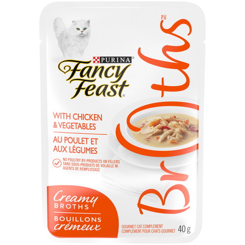 Fancy Feast Fancy Feast Creamy Broths Cat Treats with Chicken & Vegetables