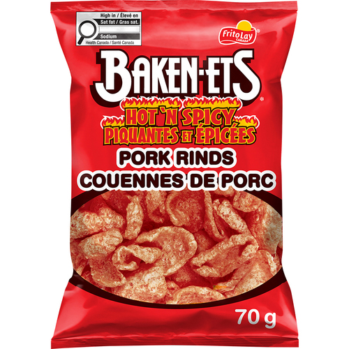 Baken-Ets Hot & Spicy Pork Rinds