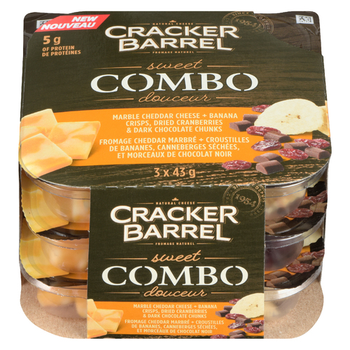 Cracker Barrel Cheese Sweet Snack Combo Marble