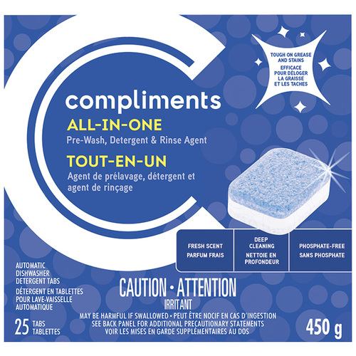 Compliments Automatic Dishwasher Detergent Tabs