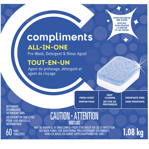 Compliments Automatic Dishwasher Detergent Tabs