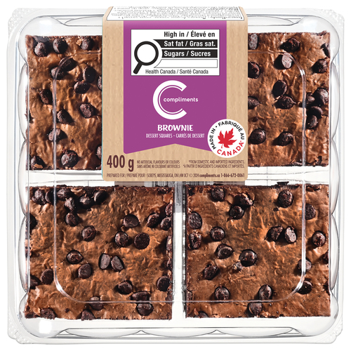 Compliments Dessert Squares Lemon