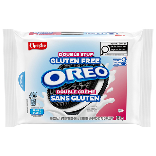 Oreo Gluten Free Sandwich Cookies Double Stuf Chocolate
