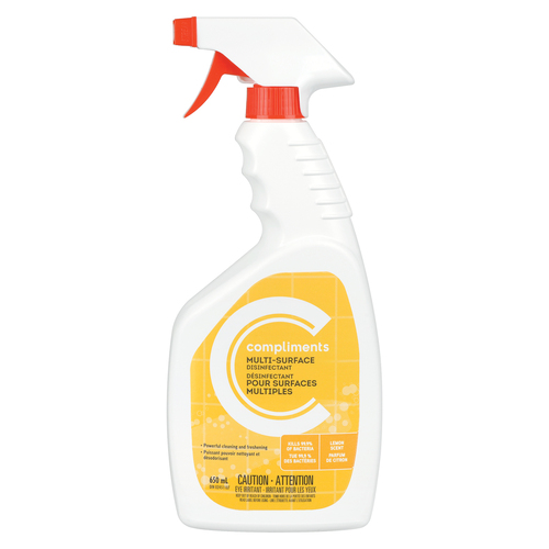 Compliments Multi Surface Disinfectant Lemon
