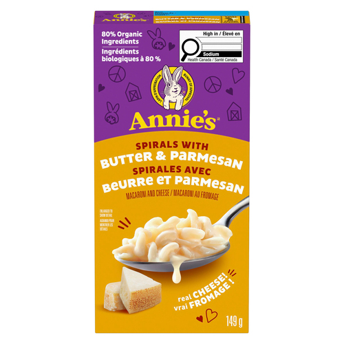 Annie's Spirals with Butter & Parmesan