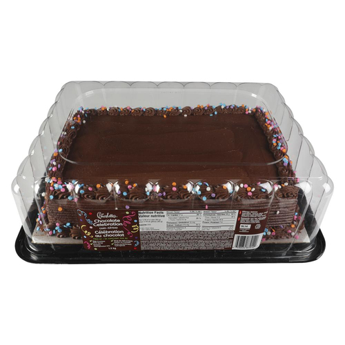 Charlottes Cake 1/4 Slab Chocolate Celebration