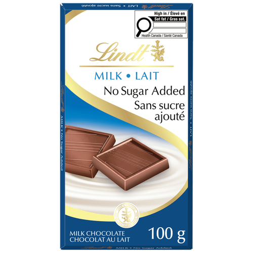 Buy Lindt No Sugar Added Milk Chocolate Bar 100 g | Thrifty Foods