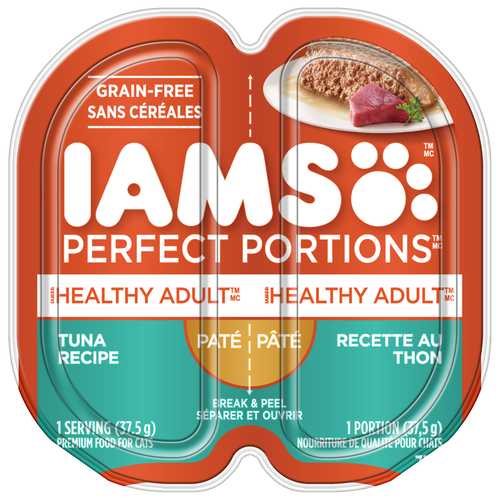 Iams Perfect Portions Adult Wet Cat Food Grain Free Chicken Paté
