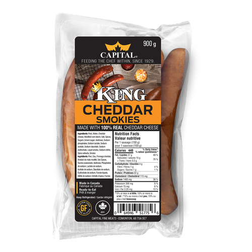 Capital Fine Meats Smokies Cheddar