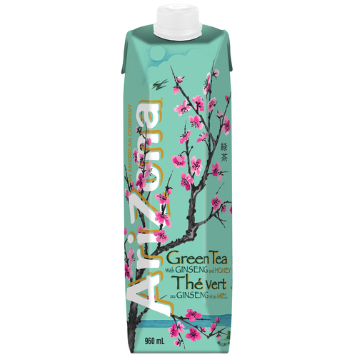 Buy Arizona Premium Green Tea Ginseng & Honey 960 ml | Foodland