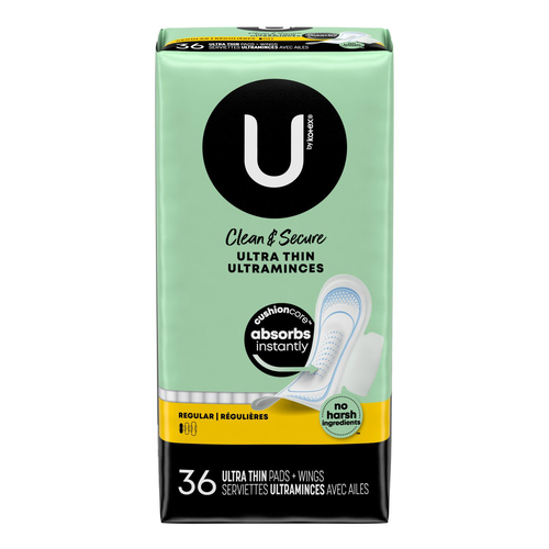 U by Kotex Clean & Secure Ultra Thin Pads