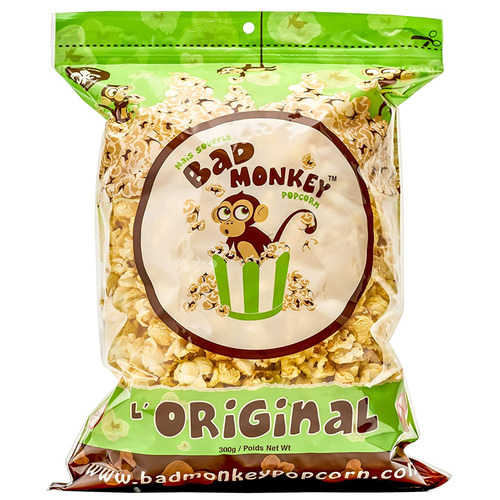 Buy Bad Monkey Popcorn Salt And Butter 300 g | FreshCo