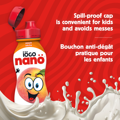 Buy iÖGO nanö 1% Drinkable Yogurt Peach 6 x 93 ml | Safeway Canada