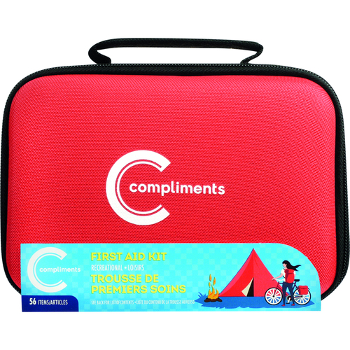 Buy Compliments First Aid Kit Recreational 56 Items Inside 1 EA | FreshCo