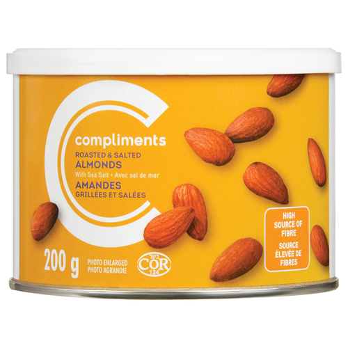 Compliments Roasted And Salted Almonds