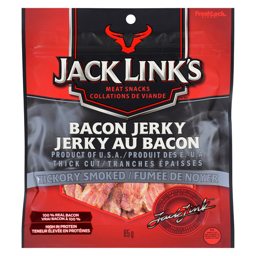 Jack Links Bacon Jerky Hickory Smoked