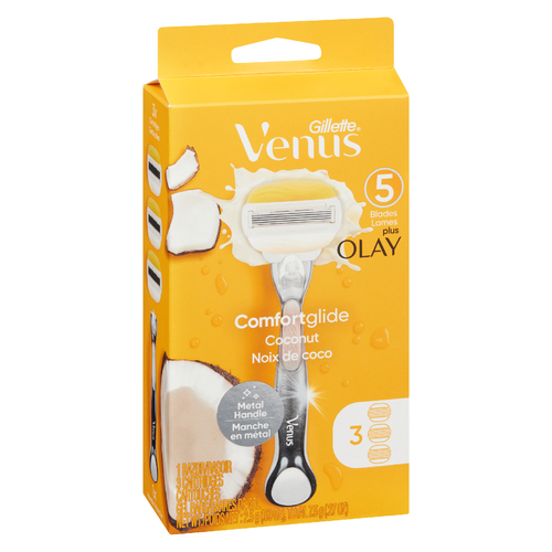 Buy Gillette Venus Plus Olay Comfortglide Women's Razor With 3 Blade ...