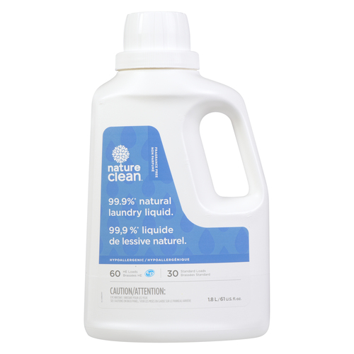 Buy Nature Clean Laundry Detergent Liquid Unscented 1.8 L