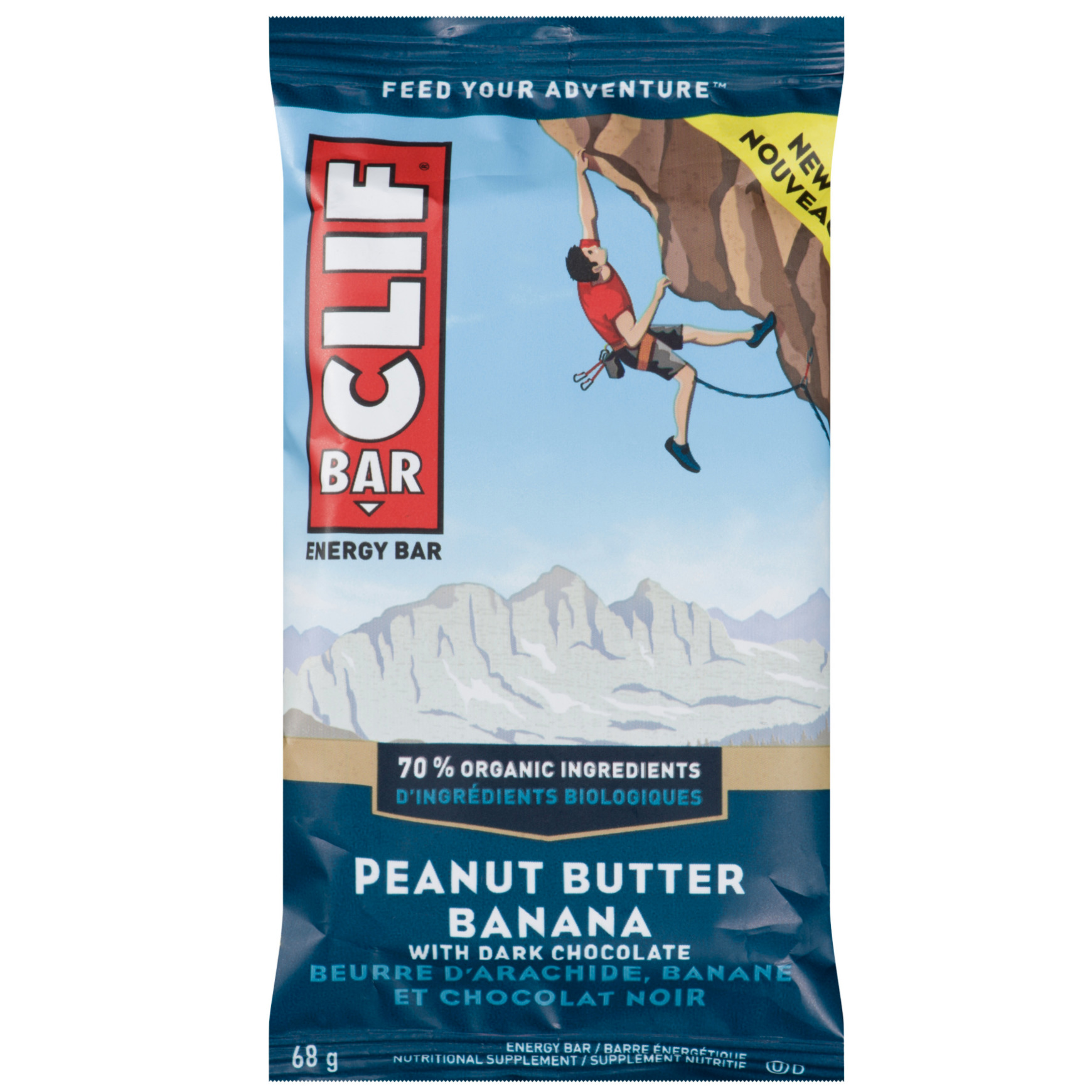 CLIF Energy Bars Peanut Butter Banana Dark Chocolate