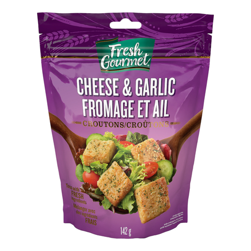 Fresh Gourmet Croutons Cheese & Garlic 142 g