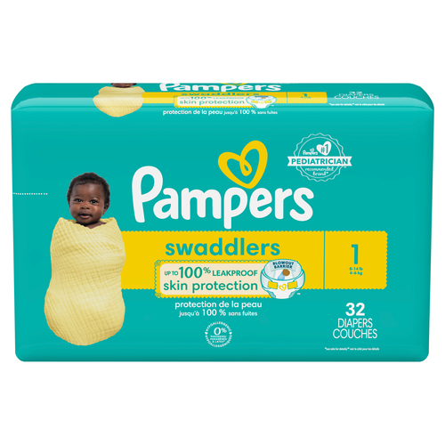Buy Pampers Diapers Swaddlers Newborn Size 1 32 Count | Foodland
