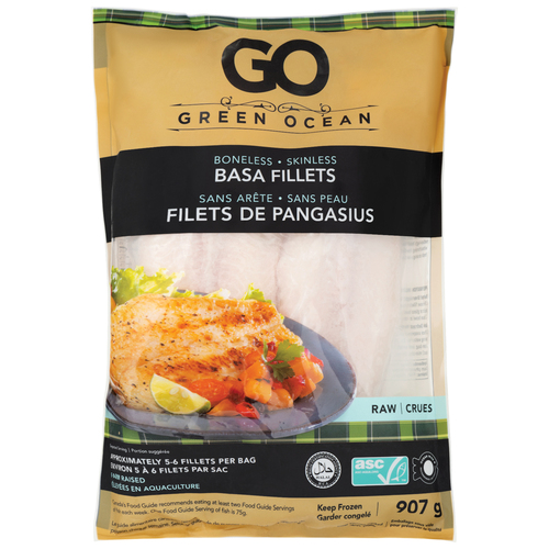 Buy Green Ocean Frozen Fish Fillets Basa Boneless Skinless 907 g | FreshCo
