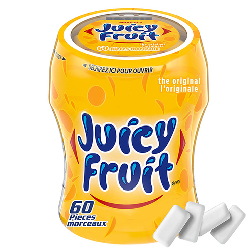 Buy Juicy Fruit Fruit Chewing Gum 60 Pieces 1 Bottle | Foodland