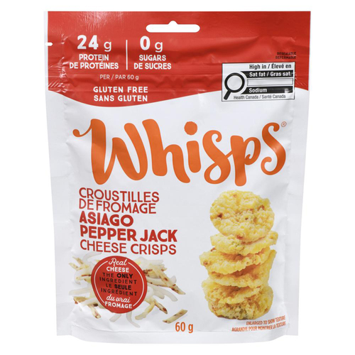Whisps Cheese Crisps Asiago Pepper Jack