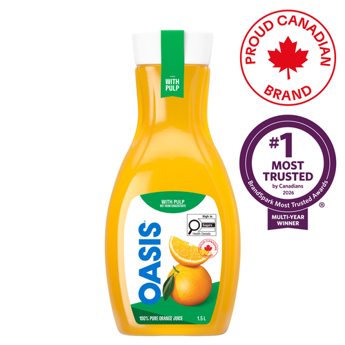 Buy Oasis Orange Juice with Pulp Not from Concentrate 1.5 L | IGA