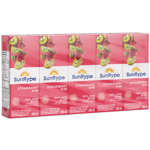 SunRype Juice Strawberry Kiwi Boxes