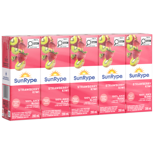 SunRype Juice Strawberry Kiwi Boxes