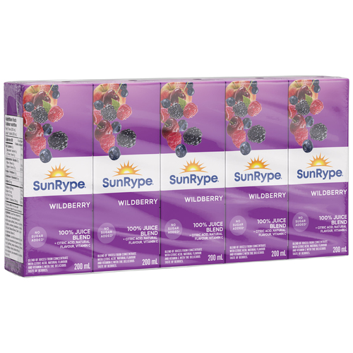 SunRype Wildberry Juice Boxes