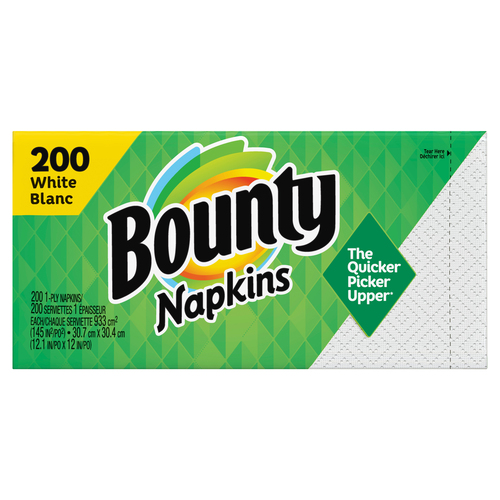 Bounty White Napkins